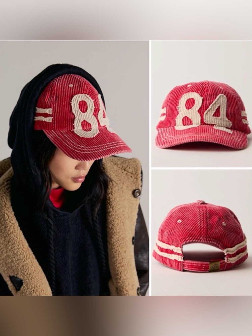 Free People Hollie Varsity Baseball Cap